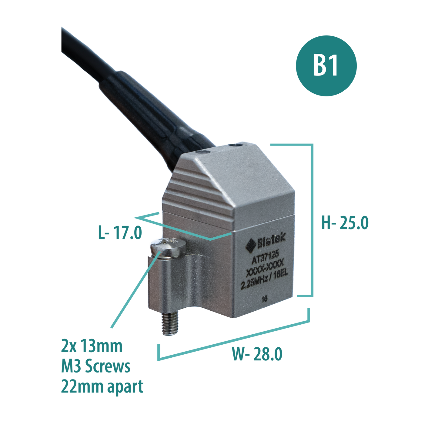 B1 Replacement Probe - 2.25MHz