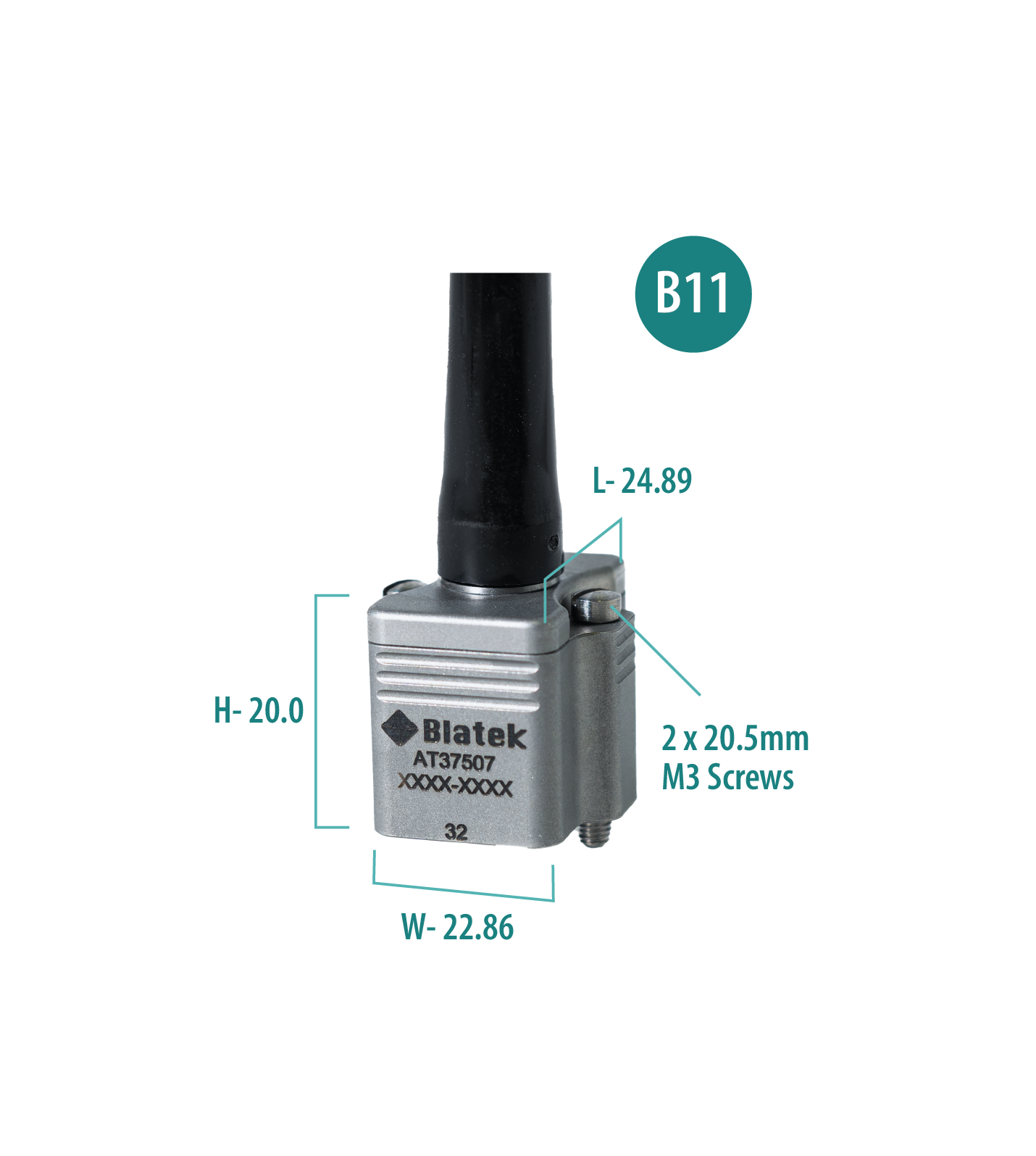 B11 PAUT Probe - 2.25MHz